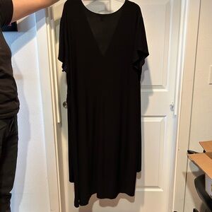 Mossimo Black Faux Wrap Dress